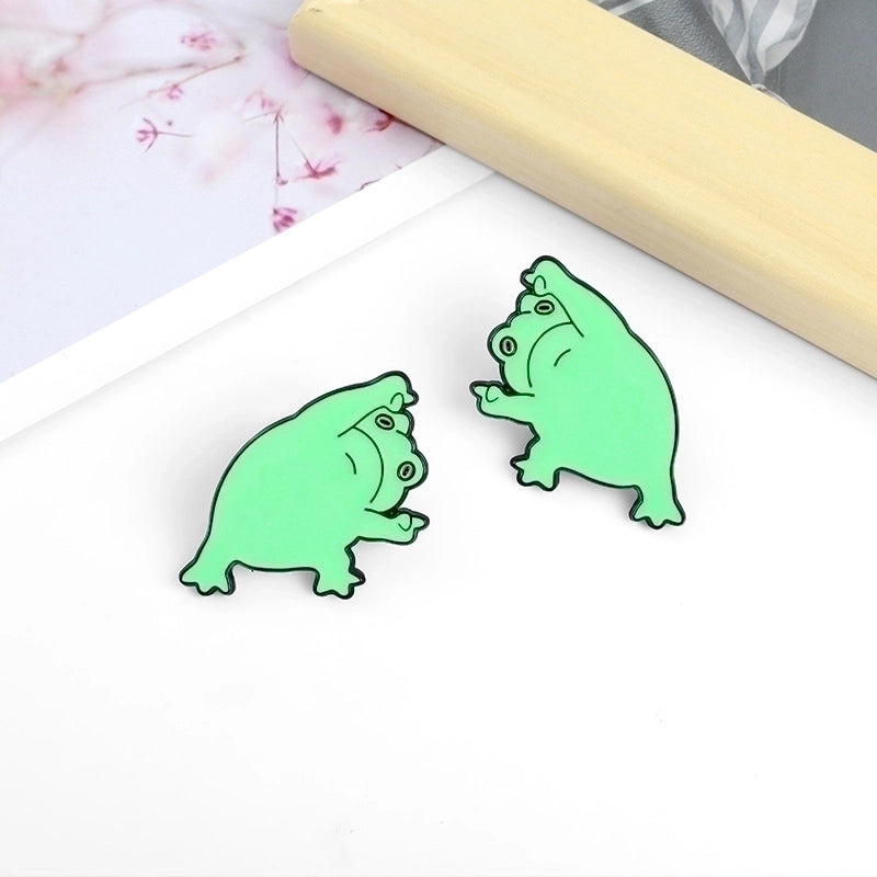 Fashion Pin Frog Alloy Plating Unisex Brooches