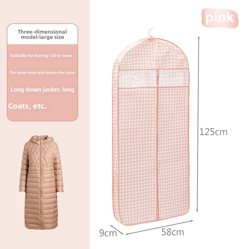 Clothes Dust Cover Coat Suit Cover Dust Bag Household Non-woven Breathable Storage Hanging Clothes Bag Dust-proof Clothes Cover
