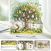Diamond Painting Acrylic Easter Egg Tree Desktop Ornaments for Bedroom Table Decor