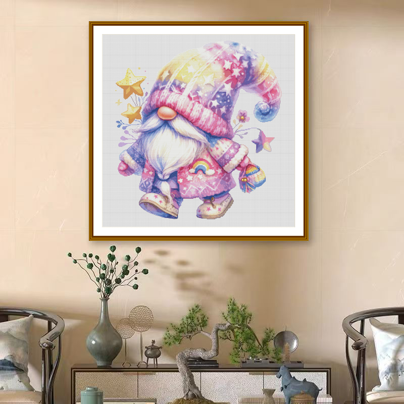 1set DIY Printed Cross Stitch Kit [ZZ5823-stars Dwarfs] Cross Stitch Kit Painting Fairy Cross Stitch