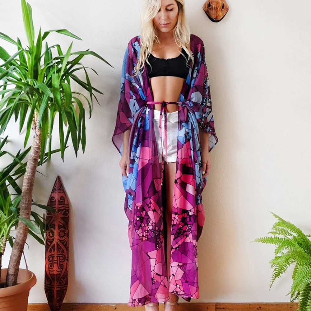 2021 New One Piece Beachwear summer Cover Up Women Solid Beach dress ladies dress Sexy Suit Beach tunic