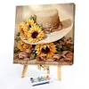Sunflower Hat-Paint by Numbers Acrylic Painting 40*40CM