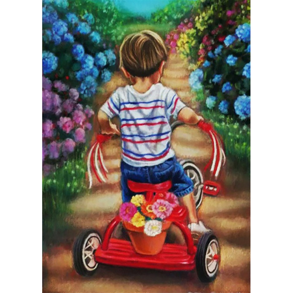 

Happy Childhood-Round Drill Diamond Painting-30*40CM, 501 Original