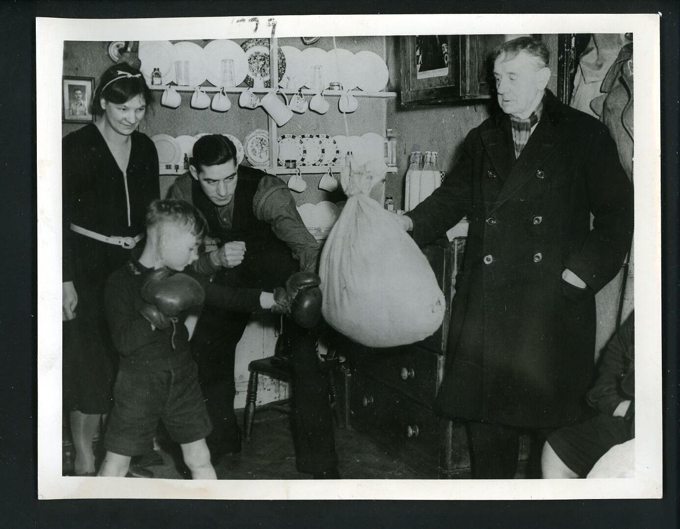 John L. Sullivan II Johnny London England Boxer LOT OF 5 Press Wire Photo Poster paintings