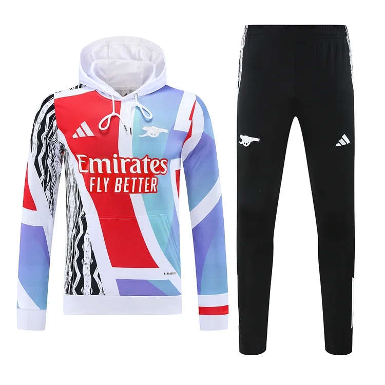 2025-26 Arsenal Hooded Long Sleeve Suit - Adult Suit