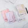 24PCS Pink Purple Water Flow Design A5 / A6 / A7 Portable Writing Paper Notebooks Diary Meeting Stationery Gift