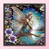 Fairy-18CT Stamped Cross Stitch 30*30cm/11.81*11.81in