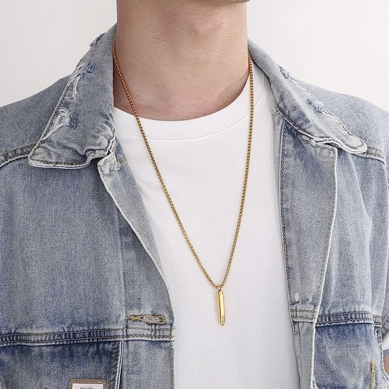 Casual Punk Geometric Titanium Steel Charms