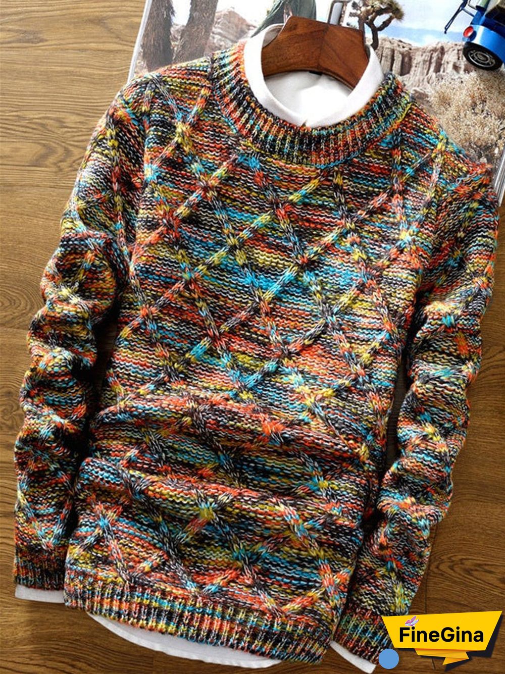 Turtleneck Slim Men's Sweater