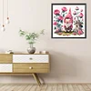 5D DIY Full Square Drill Diamond Painting Gnome Kit Home Decor Art Craft 35x35cm
