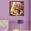 (50*50cm)Flower - Full Round Drill Diamond Painting