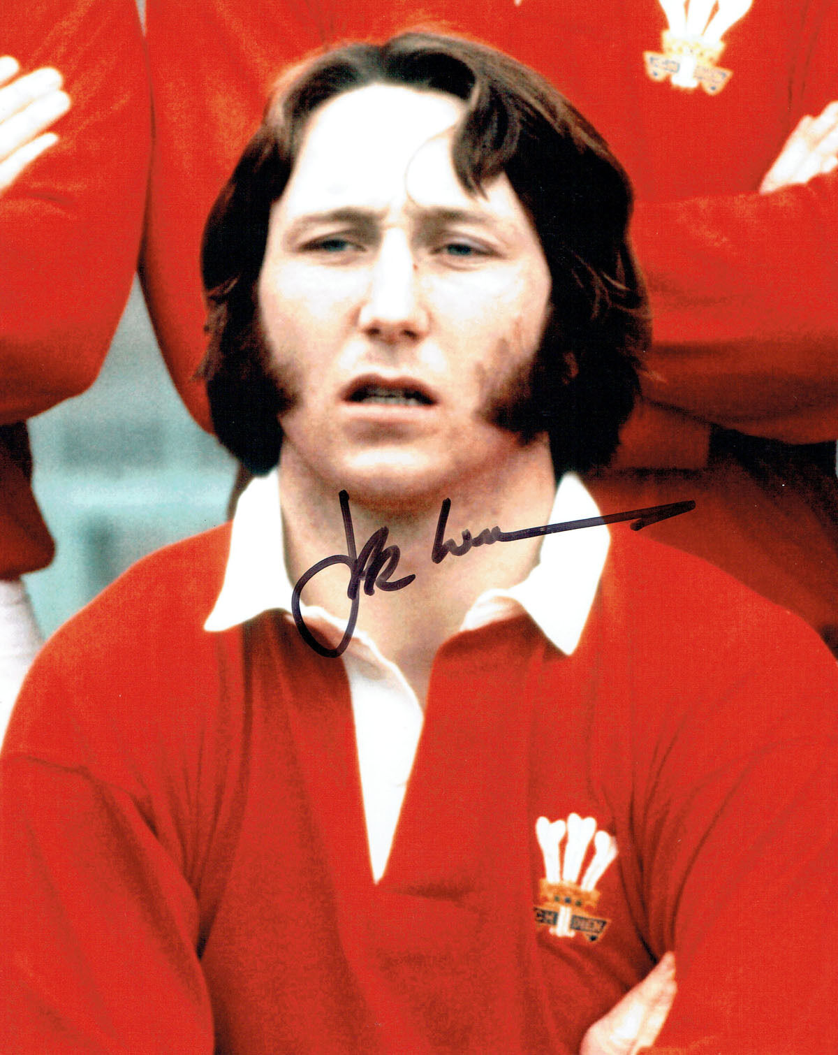 JPR Williams Autograph SIGNED Welsh Rugby 10x8 Photo Poster painting AFTAL COA Private Signing