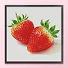 Strawberry-14CT Stamped Cross Stitch Egyptian Cotton 50*50cm/19.69*19.69in