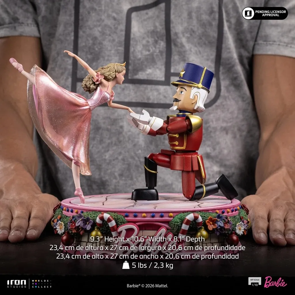 Iron Studios-Barbie Nutcracker (25th Anniversary) - Barbie - Deluxe Art Scale 1/10 Statue-