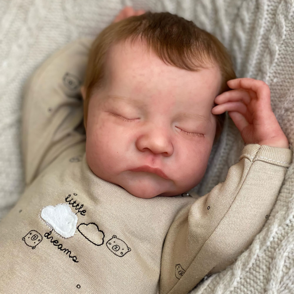 Mini Reborn Sleeping Silicone Baby 12'' Lifelike Newborn Reborn Baby