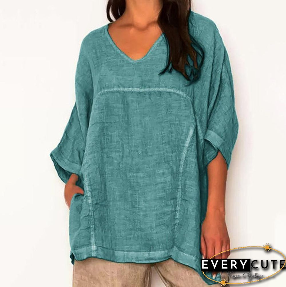 V-Neck Joint Summer Women Top