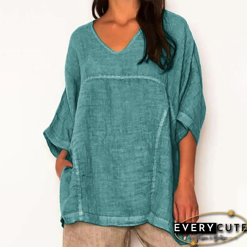 V-Neck Joint Summer Women Top