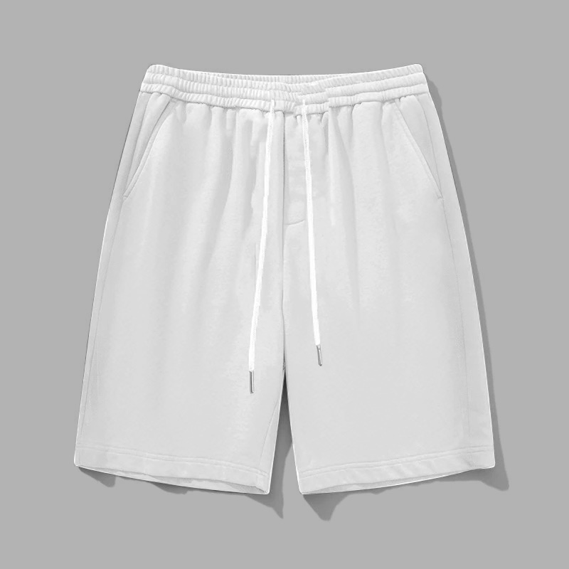 Men's Big Size Solid Color Summer Athletic Shorts