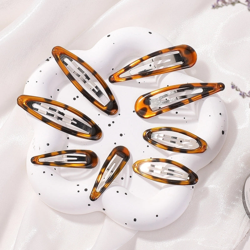 Girl’S Minimalist Classic Style Color Block Alloy Plastic Sequins Hair Clip