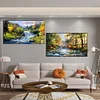 2pcs(70*40cm)Landscape - Full Round Drill Diamond Painting