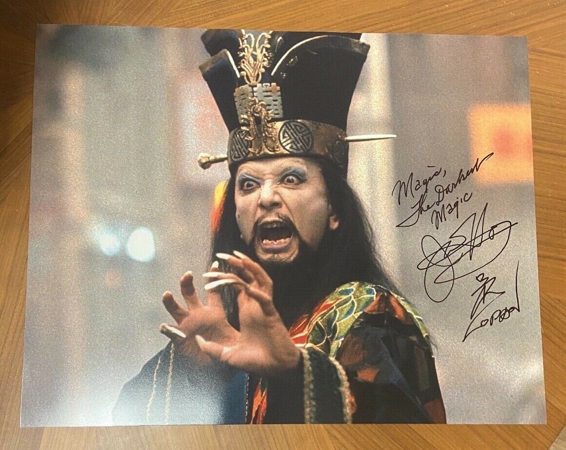 * JAMES HONG * signed 16x20 Photo Poster painting * BIG TROUBLE IN LITTLE CHINA * PROOF * 7