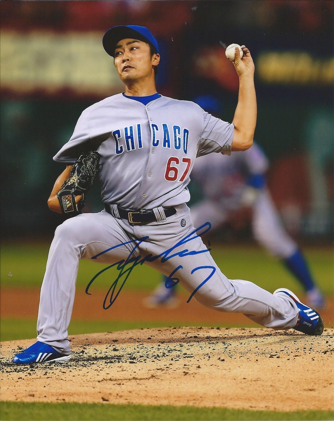 TSUYOSHI WADA signed autographed CHICAGO CUBS 8X10 Photo Poster painting PROOF