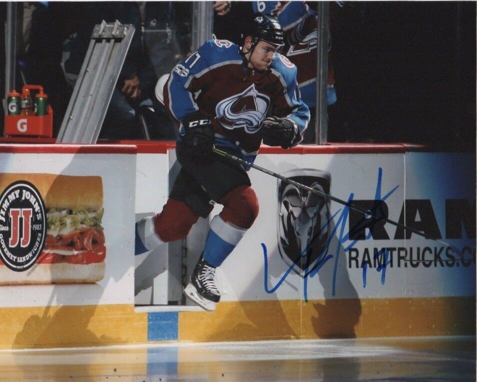 Colorado Avalanche Tyson Jost Signed Autographed 8x10 NHL Photo Poster painting COA #5