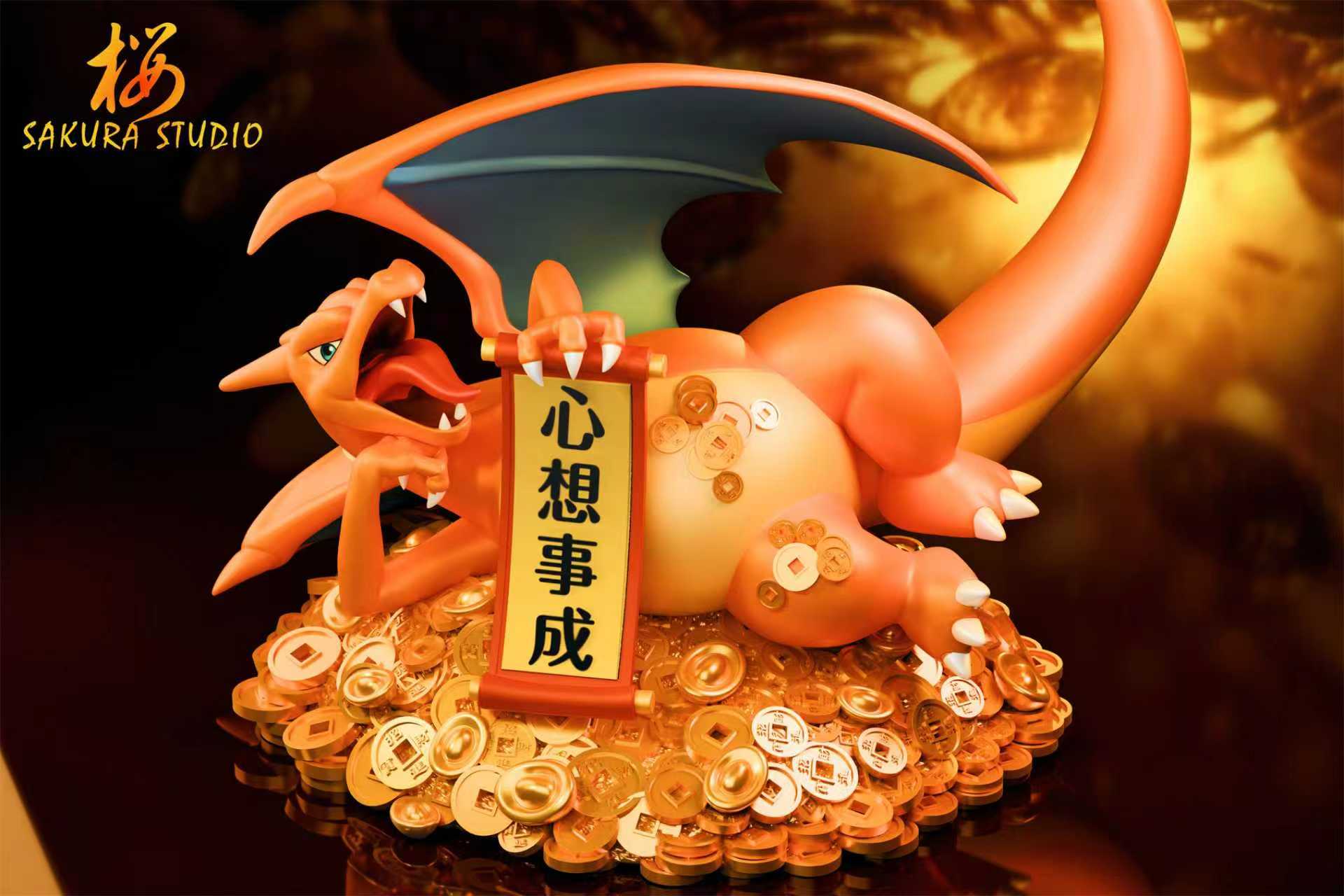 SAKURA Studio - Charizard Sleeping To Earn Money Pok&eacute;mon-