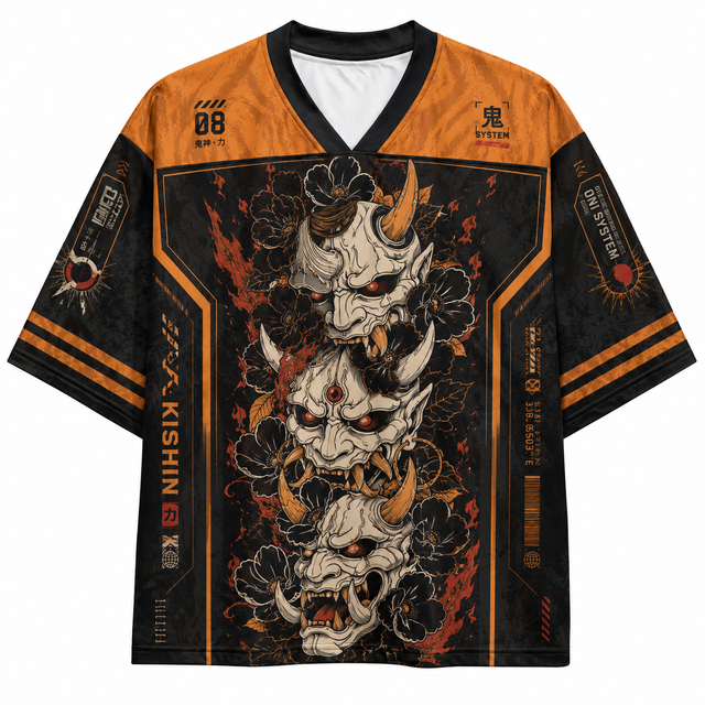 Oni Blossom Mesh Jersey