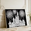 uk.everydayedeals DIY Pearl Painting With Frame - Handmade Self-Adhesive Pearls - Castle(20*30cm)
