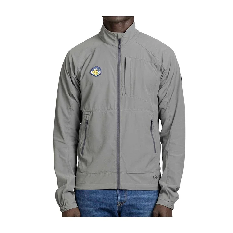 Outdoors with Pokémon Ferrosi Gray Lightweight Jacket by Outdoor Research - Men