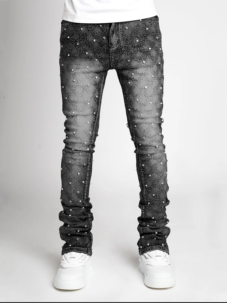 Pearl Casual Street Vintage Washed Jeans