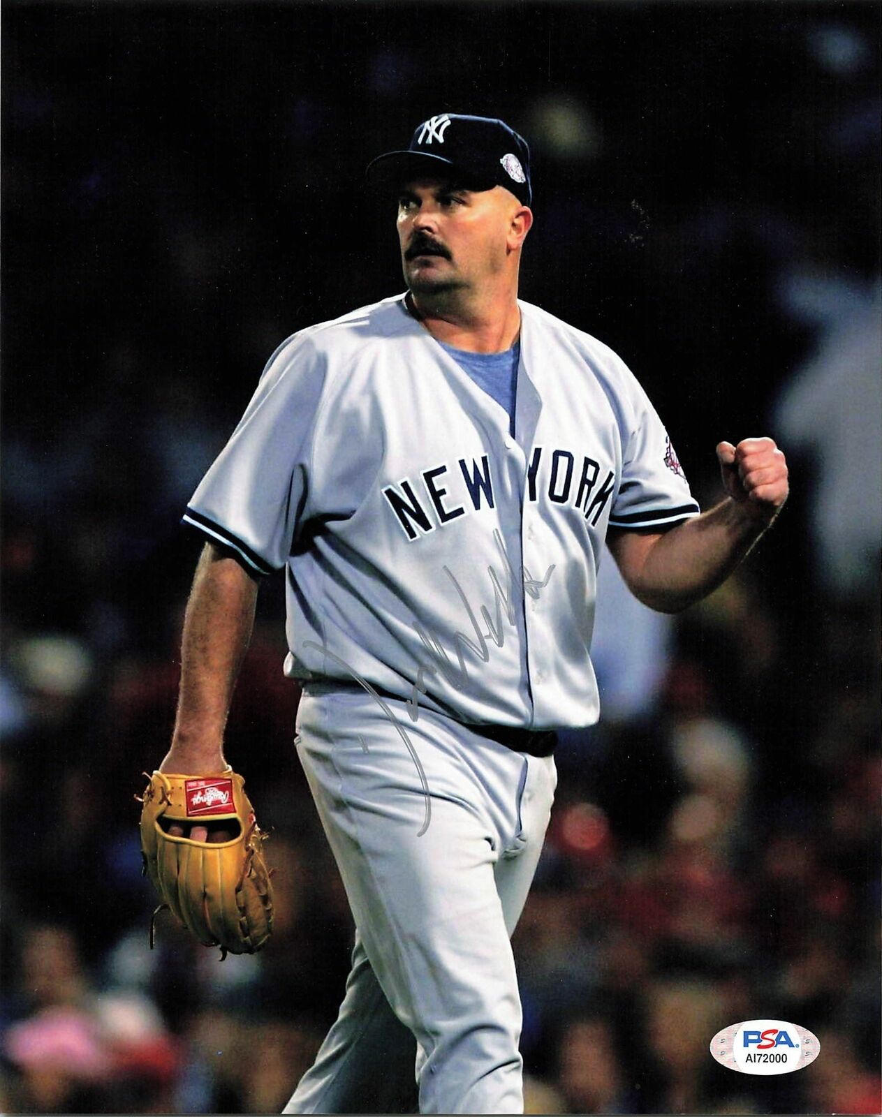 DAVID WELLS signed 8x10 Photo Poster painting PSA/DNA New York Yankees Autographed