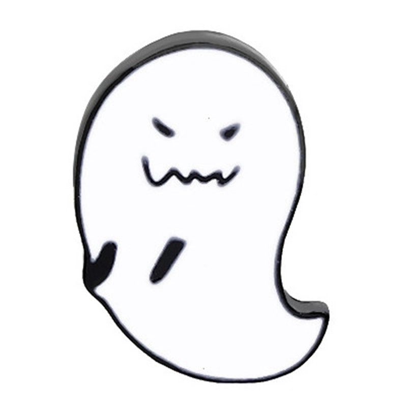 Cartoon Style Ghost Alloy Stoving Varnish Plating Kid’S Brooches