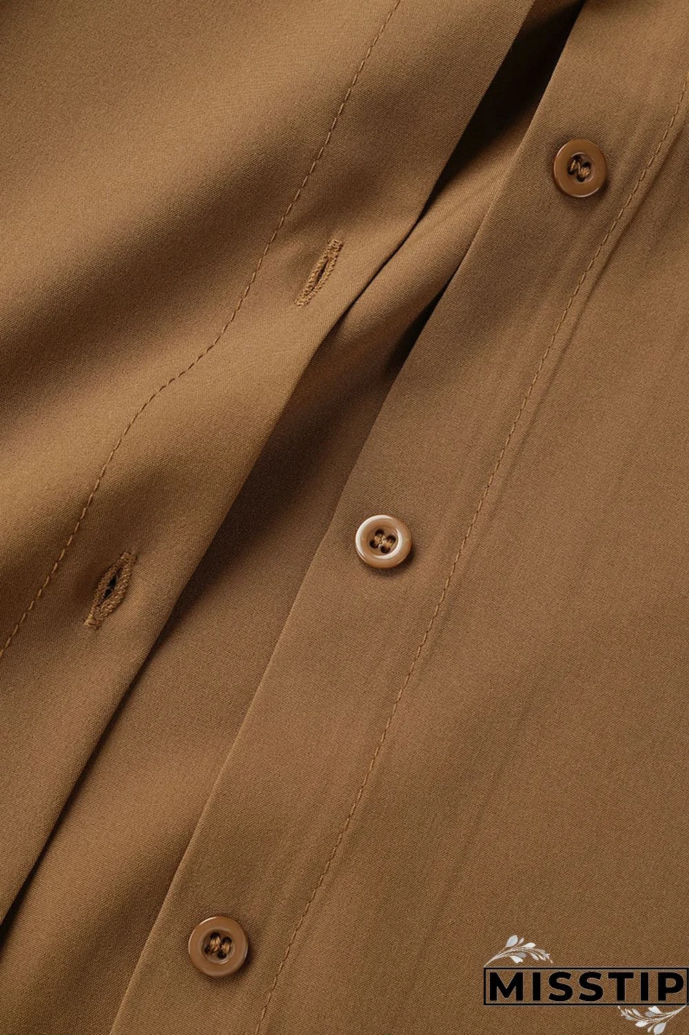 Pink Casual Solid Patchwork Shirt Collar Tops