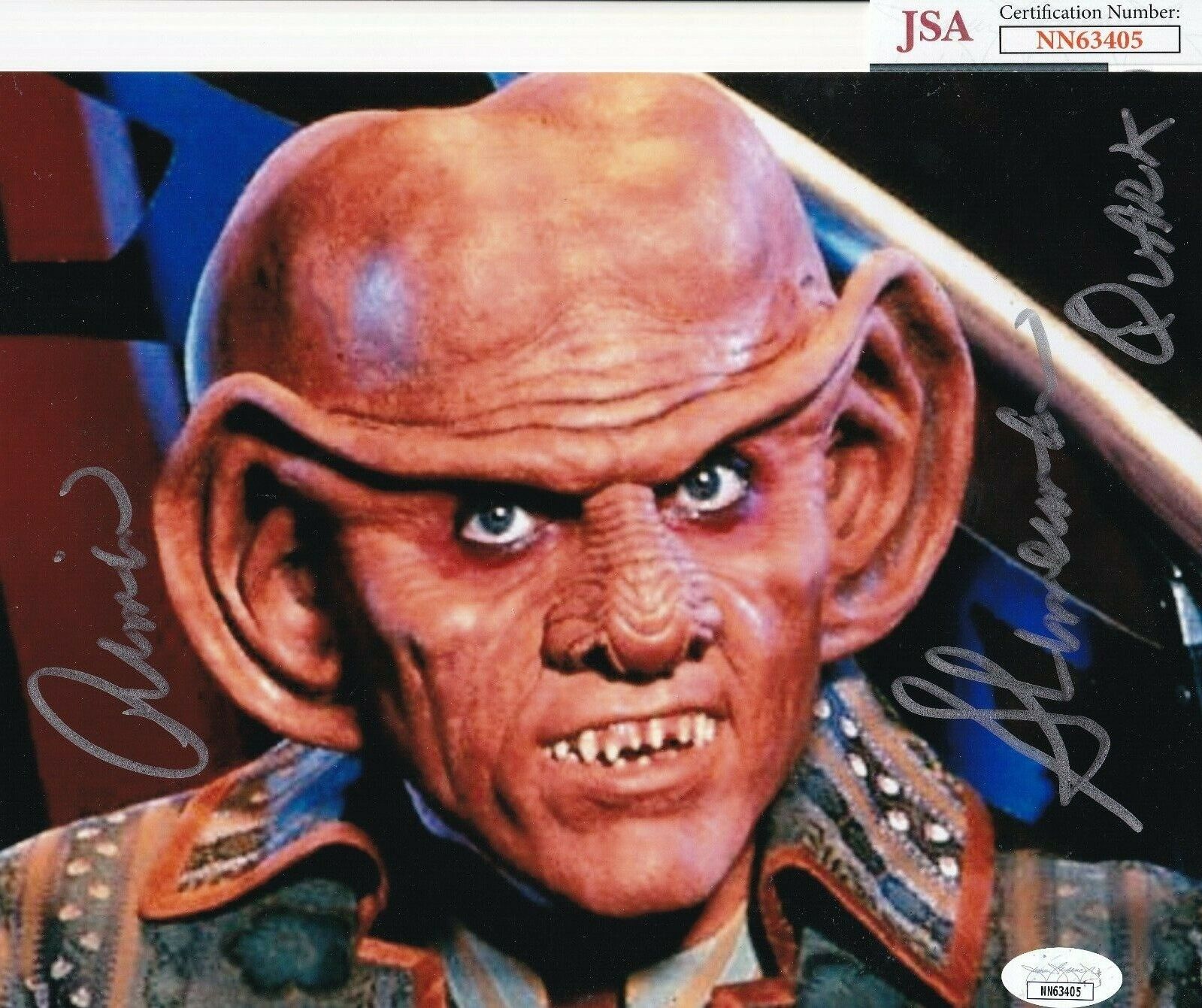 ARMIN SHIMERMAN signed (STAR TREK) Quark autographed 8X10 Photo Poster painting JSA NN63405