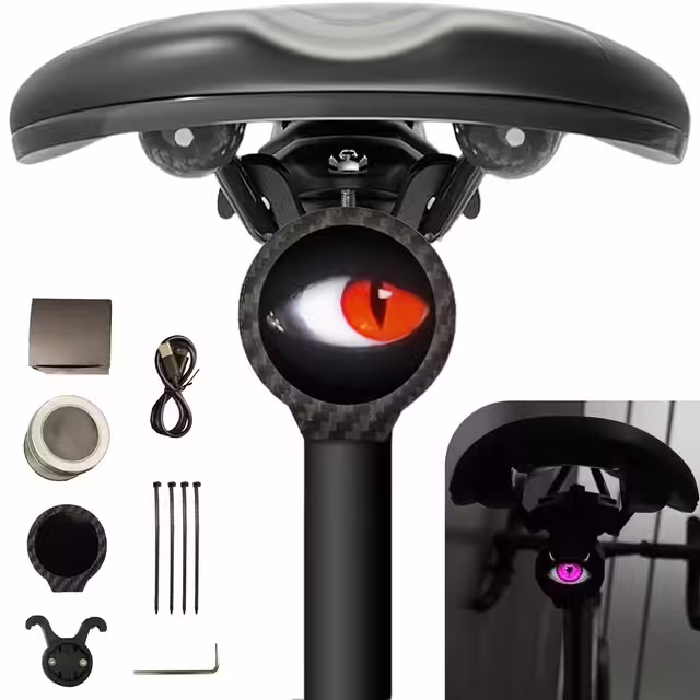 🔥Hot Sale 49% Off🔥Programmable Eyes Rear Bike Lights 