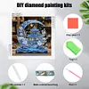 Crystal Crescent Castle - Partial Special Shaped Diamond Painting 30*30cm