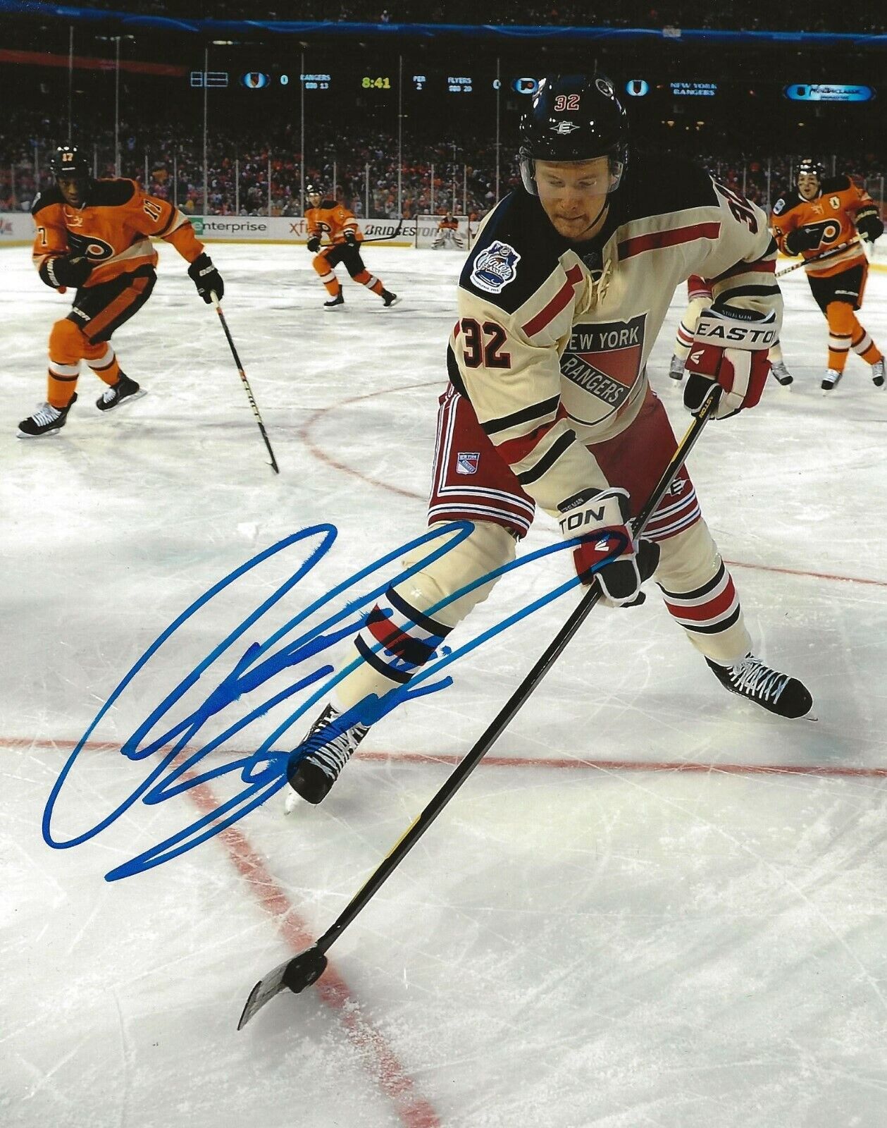 Anton Stralman signed New York Rangers 8x10 Photo Poster painting autographed 2