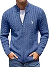 Warm Men's Zip Cardigan
