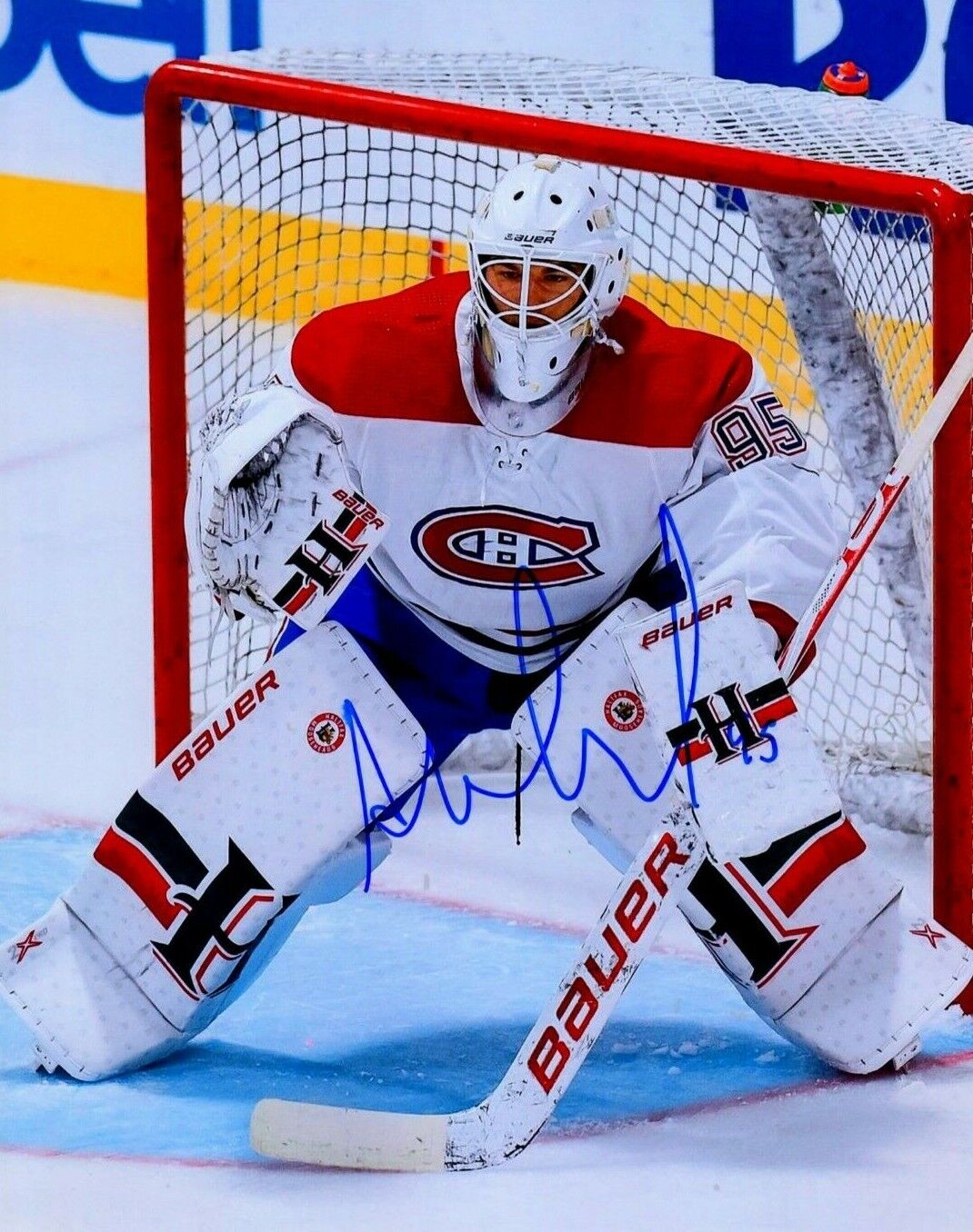 ALEXIS GRAVEL autographed SIGNED MONTREAL CANADIENS 8x10 Photo Poster painting