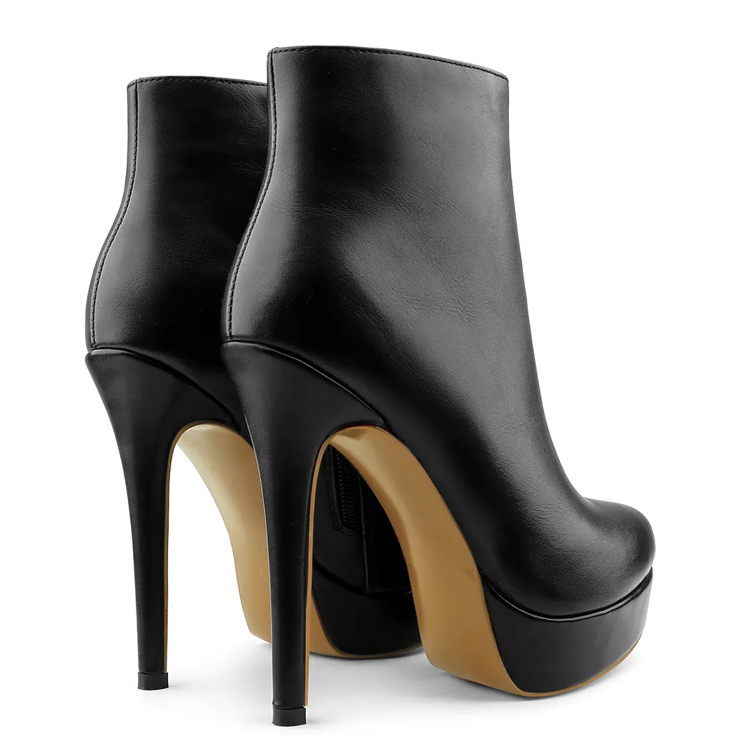 120mm Women's Platform Fashion Bianca Booty Heels-vocosishoes