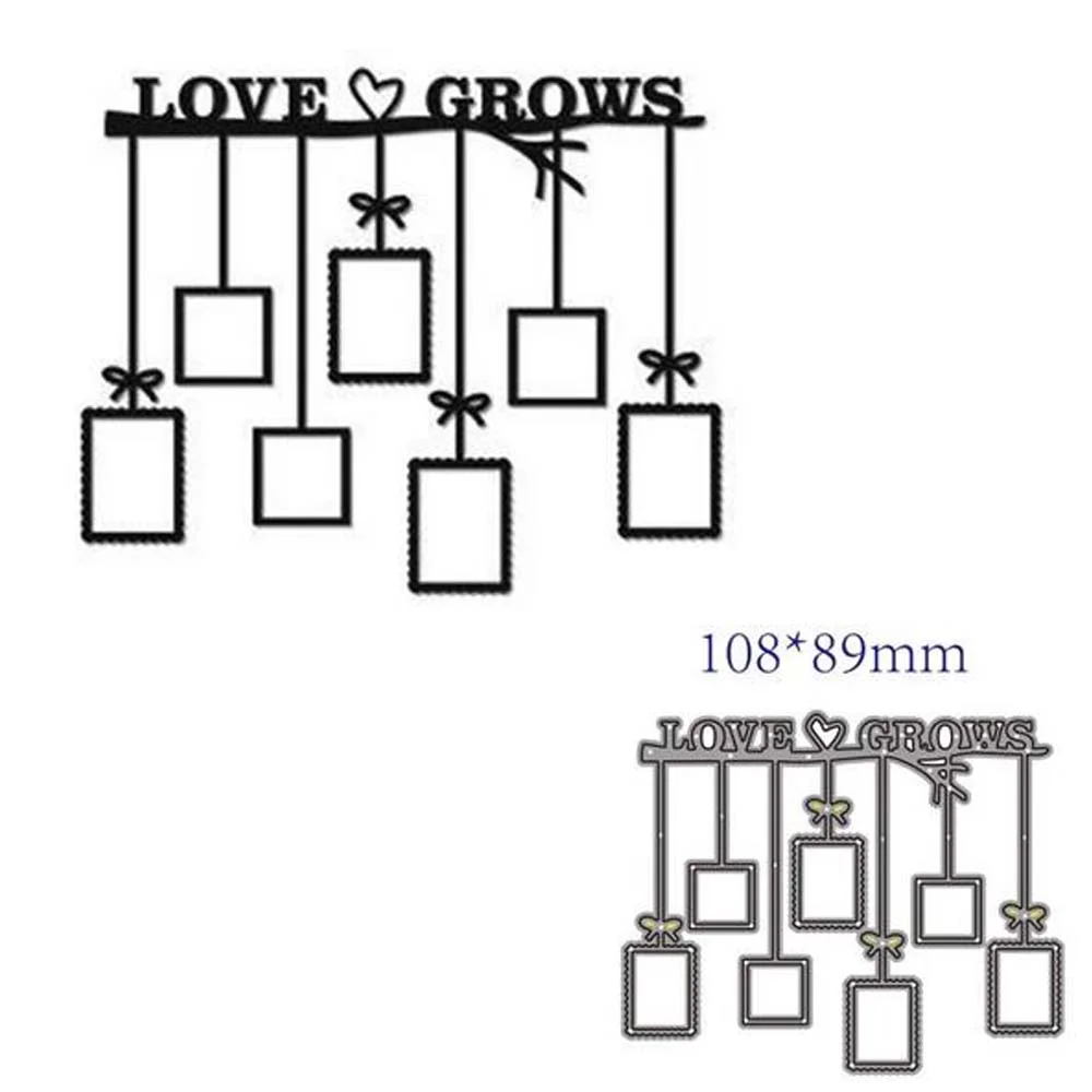 Nigikala Windmill Neon Bamboo Banner Castle Tree Angel Wing Pumpkin Metal Cutting Dies Stencil DIY Scrapbooking Album Paper Card