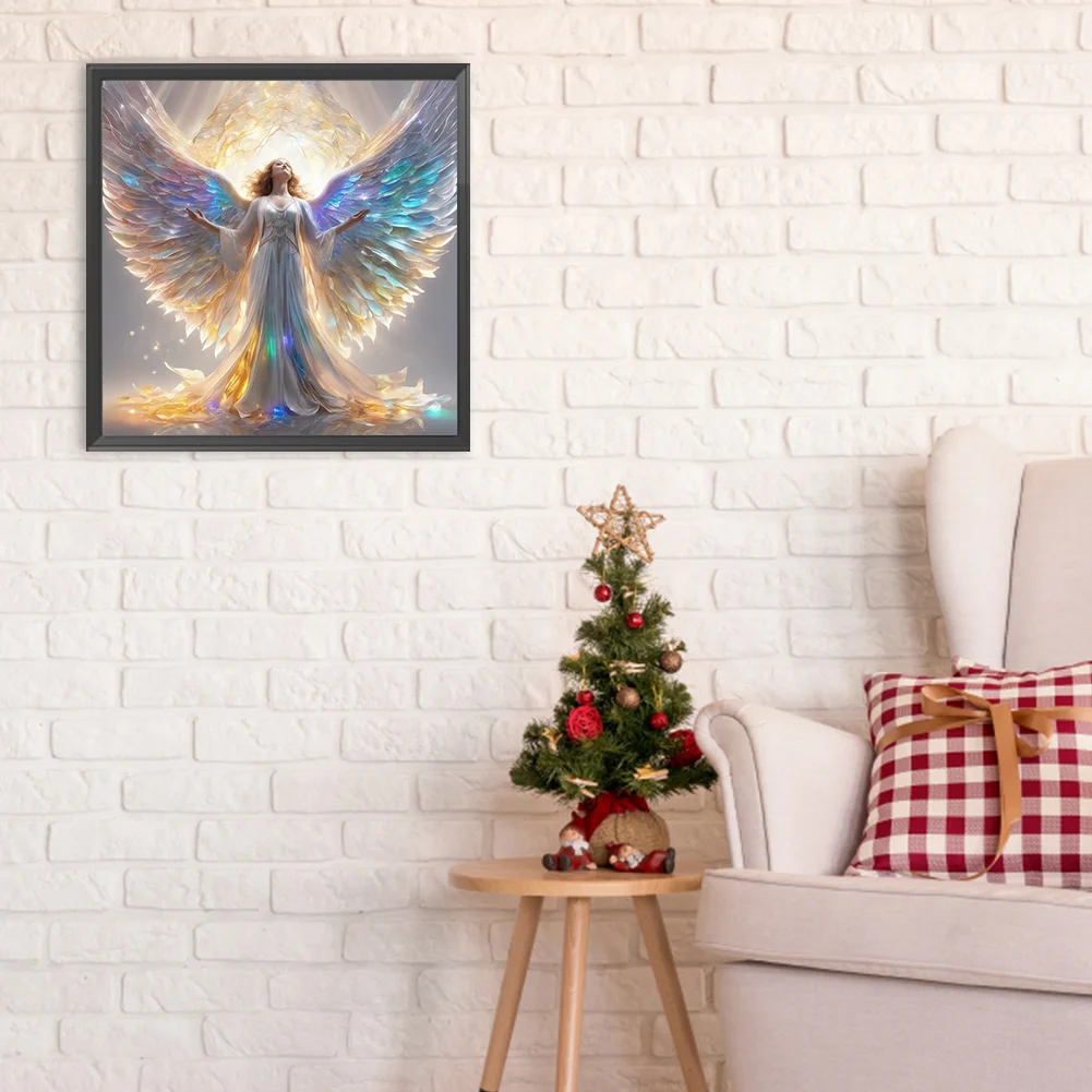 Diamond Painting - Full Round Drill - Angel(Canvas|30*30cm)