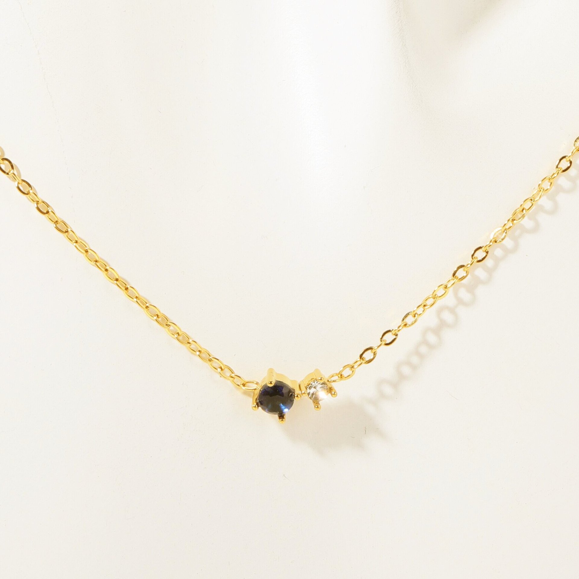 Women's Vintage Birthday Zircon Necklace