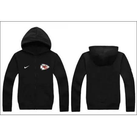 Kansas City Chiefs Authentic Logo Hoodie Black