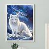 Diamond Painting-DIY Full Round Drill Wolf in the Snow