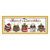 Christmas Owl - 14CT Stamped Cross Stitch Kit(48*18cm)