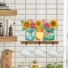 Diamond Painting Christmas Sunflower Vase Diamond Art Coat Hook