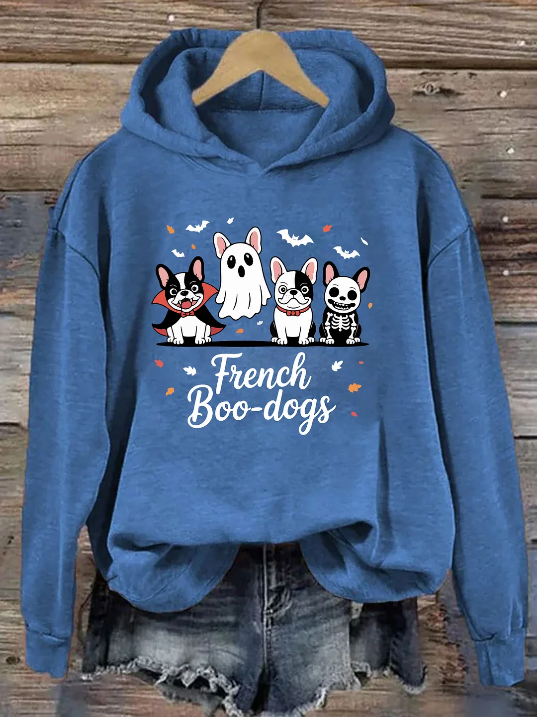Fall French Bulldog Halloween Hoodie
